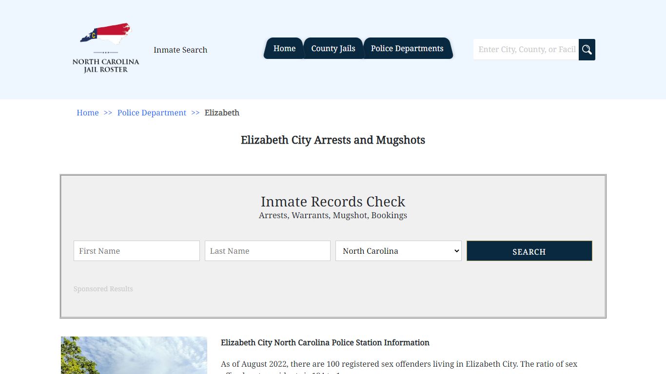 Elizabeth City Arrests and Mugshots - North Carolina Jail Roster